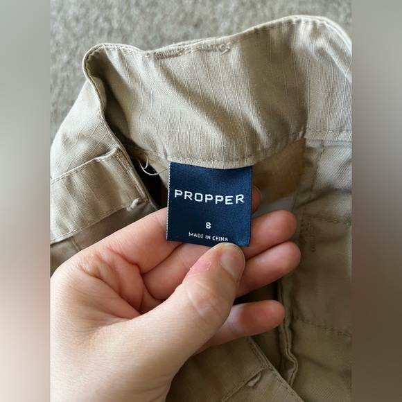 Propper Tactical Khaki Straight Leg Cargo Pants Women’s Size 8 - Picture 7 of 15